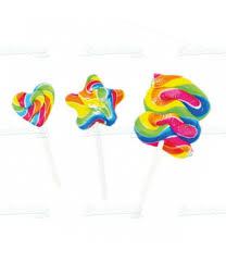 Sucette Rainbow Fraise (à l'unité)